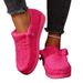 Shoes Women's Fleece Lined Winter Flat Shoes Style Warm Shoes For Formal & Casual For Women Stiletto Sandals Open Toe Round Heel_vogvips.com