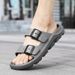 Summer Men Sandals Buckle Brand Soft Slippers Men's Beach Casual Shoes Platform EVA Slides Original Male Non-slip Flip-flop_vogvips.com