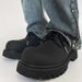 Suitable For All Seasons Thick-Soled Derby For Men, Matte High-End Niche Black Versatile Height-Increasing Leather Shoes, British Martin Formal_vogvips.com
