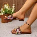 Slippers Womens 2025 Summer Style Fashion Square Toe Designer Sandals Daily Casual Comfortable Holiday Beach Shoes Plus_vogvips.com