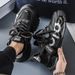 Plus Size 46 47 Men's Trendy Breathable Mesh Sneakers Chunky Sole Comfortable Casual Original Slip-On Footwear Tenis_vogvips.com