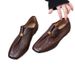 Vintage Old Money Style Pleated Loafers For Women 2026 New Spring British Small Leather Versatile Thick Heel Commuting_vogvips.com