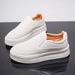 New 2025 Hollow Out Men's For Summer High Looks, Lazy Foot Pedals, White Shoes, Trendy Versatile Sports And Leisure_vogvips.com