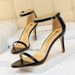 MTX 126-10 Fashion Super Heel Patent Leather Open Toe Strap Sandals Summer Sexy Nightclub Women's High Heels_vogvips.com
