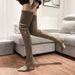 2025 Spring And Autumn Slim Over-the-Knee Pointed Toe For Women Thin Thigh Extra Long High Heel Fleece Lined Stretch_vogvips.com