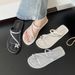 Premium Quality Bag New Chinese Style Flat French Sandals For Women Outdoor Summer Rhinestone Flower Soft Sole Non-Slip Beach Toe Clip_vogvips.com
