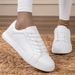 Men S Casual Sneakers Lightweight Non Slip Waterproof White Flat Women Sports Comfortable Shoes_vogvips.com