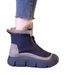 Winter Fashion Women's Thick Soled Martin Boots Snow Cotton Shoes Plus Velvet Warm Casual Front Zipper High Top Shoes_vogvips.com