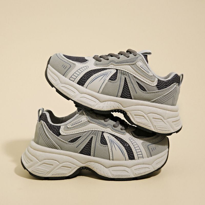 Ins Korean Version New Dad For Women 2025 Spring Student Sports Running Casual Shoes With Thick Sole Increased Y2581_vogvips.com