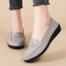 and New Autumn Spring 2025 Nurse Casual Flat Women's Single Loafers Mom Shoes With Rubber Sole_vogvips.com