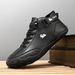 Men's Casual Shoes Short Boots Outdoor Casual Men's Boots Fleece Large Size Men's Shoes Martin Boots_vogvips.com