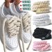 Bold Cotton Linen Twist Weave Shoelaces Solid Color Rope Shoes Laces Men Women Trendy Personality Kpop Sport Casual_vogvips.com