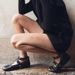 Retro Rivet Shoes For Women Spring And Autumn Fashion Round Head Versatile Ballet Shoes One Strap Casual Flat Shoes Black_vogvips.com