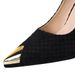 3266-2 European And American Style Waterproof Platform High-heeled With Metal Pointed Toe, Thin Shallow Cut, Ultra-high_vogvips.com