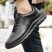 Men's Shoes Lace-up Work Fly-woven Soft-soled Casual Sports Shoes Men's Non-slip And Wear-resistant_vogvips.com