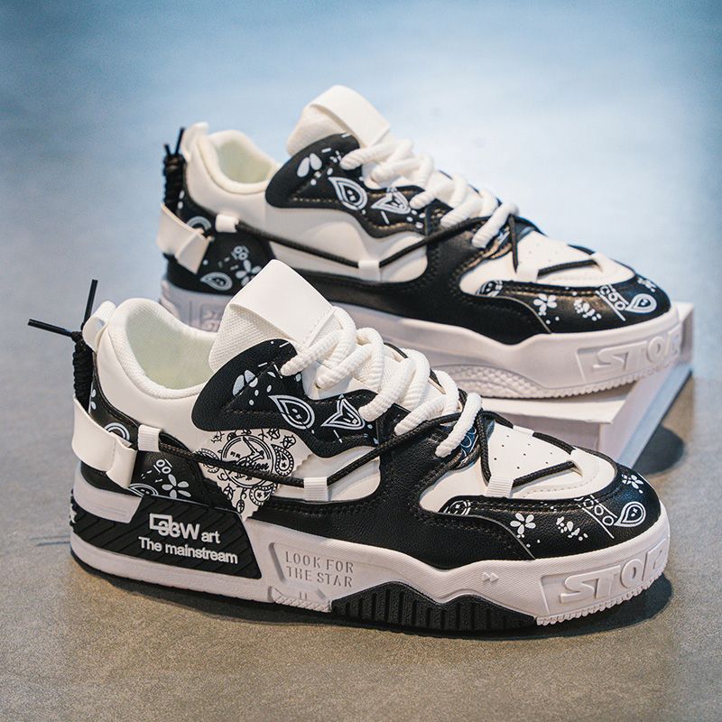 Men's Sports And Casual Board Trendy Men's Fashionable Street Shoes, Daily Walking Shoes_vogvips.com