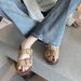 Cross-border 2024 New Retro Thick-soled Double-buckle French Exquisite Sandals Summer Outdoor Wear, Fashionable For_vogvips.com
