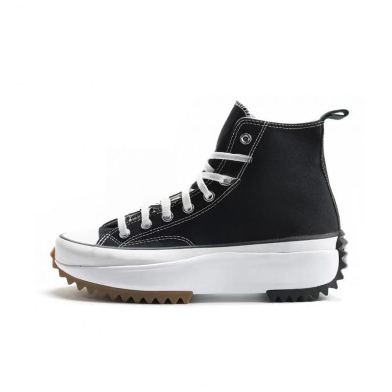 New Meiqi New Platform Thick Sole Sandwich Runstar Height Increasing Short Lego Style Canvas Shoes_vogvips.com