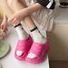 2024 New Fashion Thick-Soled High Heel Slippers 10cm Women's Height-Increasing Outdoor Wear In Stock INS European And_vogvips.com