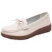 Women's 2024 New Model Flat Versatile Non-Slip Soft Sole Maternity Loafers Shallow Slip-On Shoes For Women And Mothers_vogvips.com