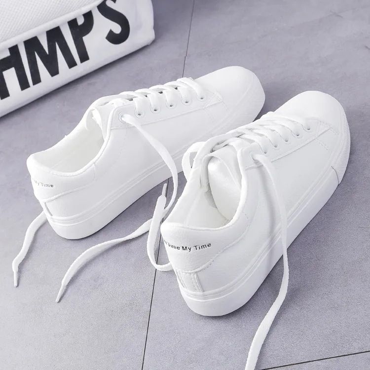 White For Women 2021 New Style Women's Student Flat Trendy Shoes Versatile Spring And Autumn Sports Casual Sneakers_vogvips.com