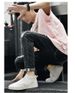 Men's Shoes Medium Top Board Shoes White Shoes Casual Shoes Sports Shoes Men's Medium Tube Handmade Short Boots_vogvips.com