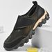 Men's Summer Breathable Hole Shoes Beach Shoes Mesh Soft Sole Non-Slip Lightweight Outdoor Sports Casual Shoes_vogvips.com