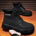 European Warm Series Autumn Winter New Men's Yellow Martin Outdoor Safety Shoes Fashion Versatile Non-Slip Work Boots_vogvips.com