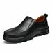Men's Shoes Outdoor Big Head Leather Shoes Tooling Casual Shoes Low Top Cover Foot Surface Large Size Loafers Dad Shoes_vogvips.com