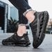 New Men's Running With Oversized Mesh, Breathable Casual EVA Sole, Lightweight Cushioning And Rebound, Urban Commuting_vogvips.com