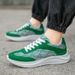 Men's New Green Mesh Breathable Odor Proof Sports Men's And Women's Soft Soled Lightweight Running Shoes, Trendy Shoes_vogvips.com