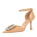 8323-K30 Wind Women's Shoes Banquet High Heels Shallow Mouth Pointed Hollow Water Diamond Buckle Strap Sandals_vogvips.com