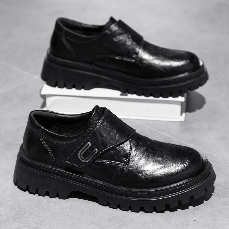 2025 Spring Summer New Breathable Slip-On Wedding Groom Men's Casual Leather Shoes British Style Formal_vogvips.com
