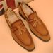Trendy Soft Sole For Men Business Casual Breathable Formal With Tassels Suede Leather Men's Shoes_vogvips.com