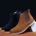 Men Boots Luxury Spring/Winter Elegant Chelsea Boots Men Cow Suede Leather Lovers' Casual Shoes Plus Size 47 Zapatillas Hombregy_vogvips.com