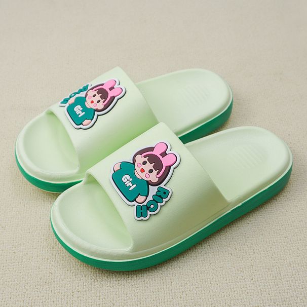 Summer Slippers For Wear, Thick Sole, Soft, Color-Block, Non-Slip, Wear-Resistant, Indoor Home, Outdoor Trendy Women's_vogvips.com