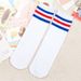 Kids Knee High For Girls Boys Football Stripes Sports Old School White Skate Children Baby Long Tube Cheer Socks_vogvips.com