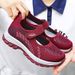 Women's shoes Breathable light comfortable casual shoes flying woven shoes_vogvips.com