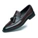 Men's Formal Casual Leather Shoes Inner Height Increase Soft Sole Men's Shoes Pointed Leather Shoes_vogvips.com