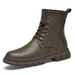 Fleece Martin Boots Large Size Comfortable And Breathable High Help Tooling Boots_vogvips.com