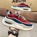 2026 New Men's Sports Shoes, Versatile Breathable Running Shoes, Thick Sole, Air Cushion, Height Increase, Trendy Dad Shoes_vogvips.com