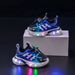 2026 Spring Summer New Breathable Light-Up Sneakers Alphabet Casual Running Boys Sensor Baby Light Shoes Trend_vogvips.com