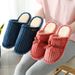 Winter Women, Non-Slip Thick Sole, 2024 New Plush Couple Home Warm Indoor Cotton Slippers For Men_vogvips.com