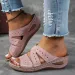 Summer Wedge Premium Orthopedic Sandals Open Toe Vintage Slippers New Casual Platform Shoes Female Slides Women_vogvips.com