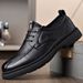 Spring New Casual For Men British Business Breathable Trendy Cotton Soft Leather Shoes_vogvips.com