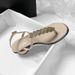 Chunky-heeled Roman Sandals, New Summer 2026 Model, Fairy-style Design, Niche Thong High-heeled Simple Sandals_vogvips.com