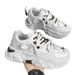 Men's Casual Sneakers With Breathable Design & Height Increase, Fashionable Low-Top Shoes Round Toe PU Upper, Comfortable EVA Insole, Lace-Up Style_vogvips.com
