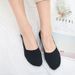 5 Pairs Women High Quality Matching Casual Summer Thin Cotton Bottom Non-slip Invisible Low Short Socks Breathable_vogvips.com