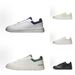 New For Cross-Border New, New White Leather Shoes, Versatile And Comfortable, Unisex Thick-Soled_vogvips.com