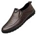 Men's Business Casual Leather Shoes 2023 Soft Sole Fashionable Dad Driving Toad Shoes for Middle-Aged And Elderly_vogvips.com